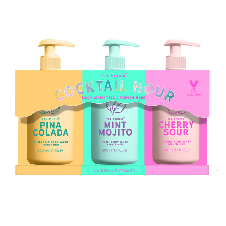 3PC COCKTAIL HOUR BODY WASH TRIO
