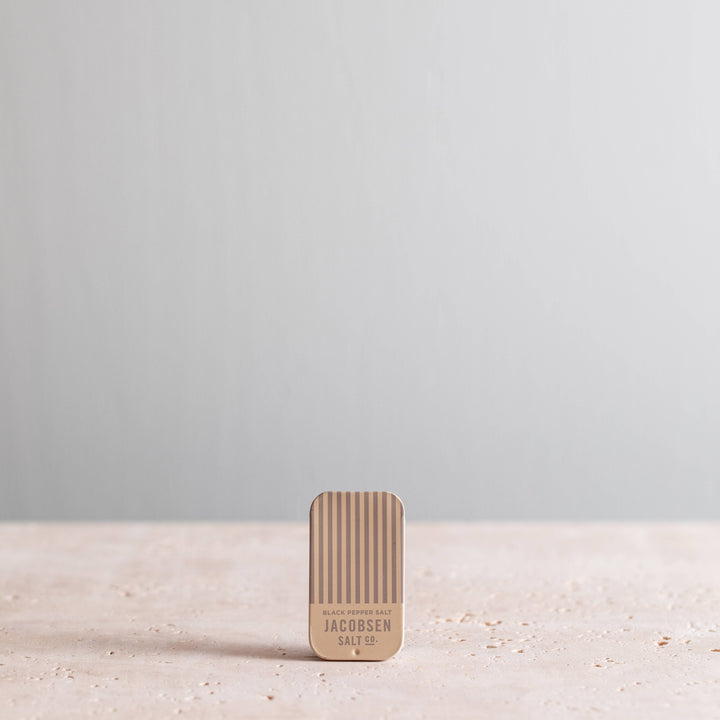 Infused Black Pepper Sea Salt Slide Tin