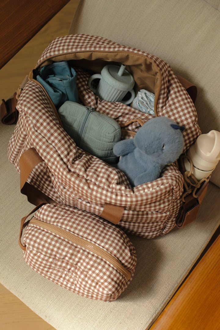 Pouch - Vichy brown