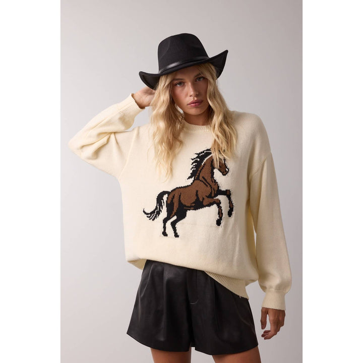 Stallion Knit Sweater