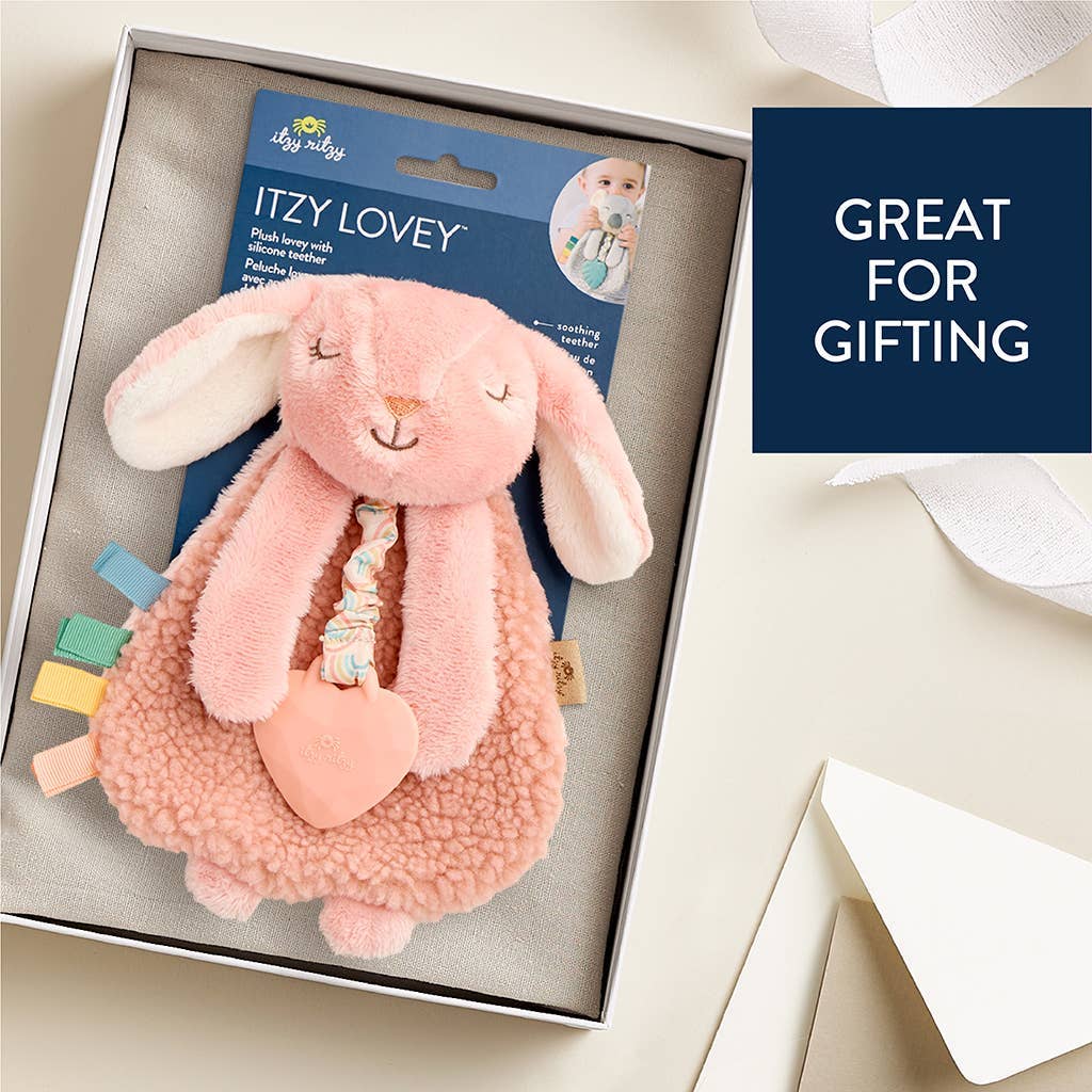 Itzy Friends Lovey™ Plush: Billie The Taupe Bunny