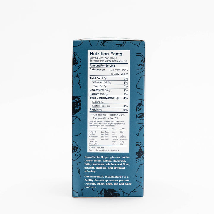 Salty Black Licorice - Pure Sea Salt Licorice Candy