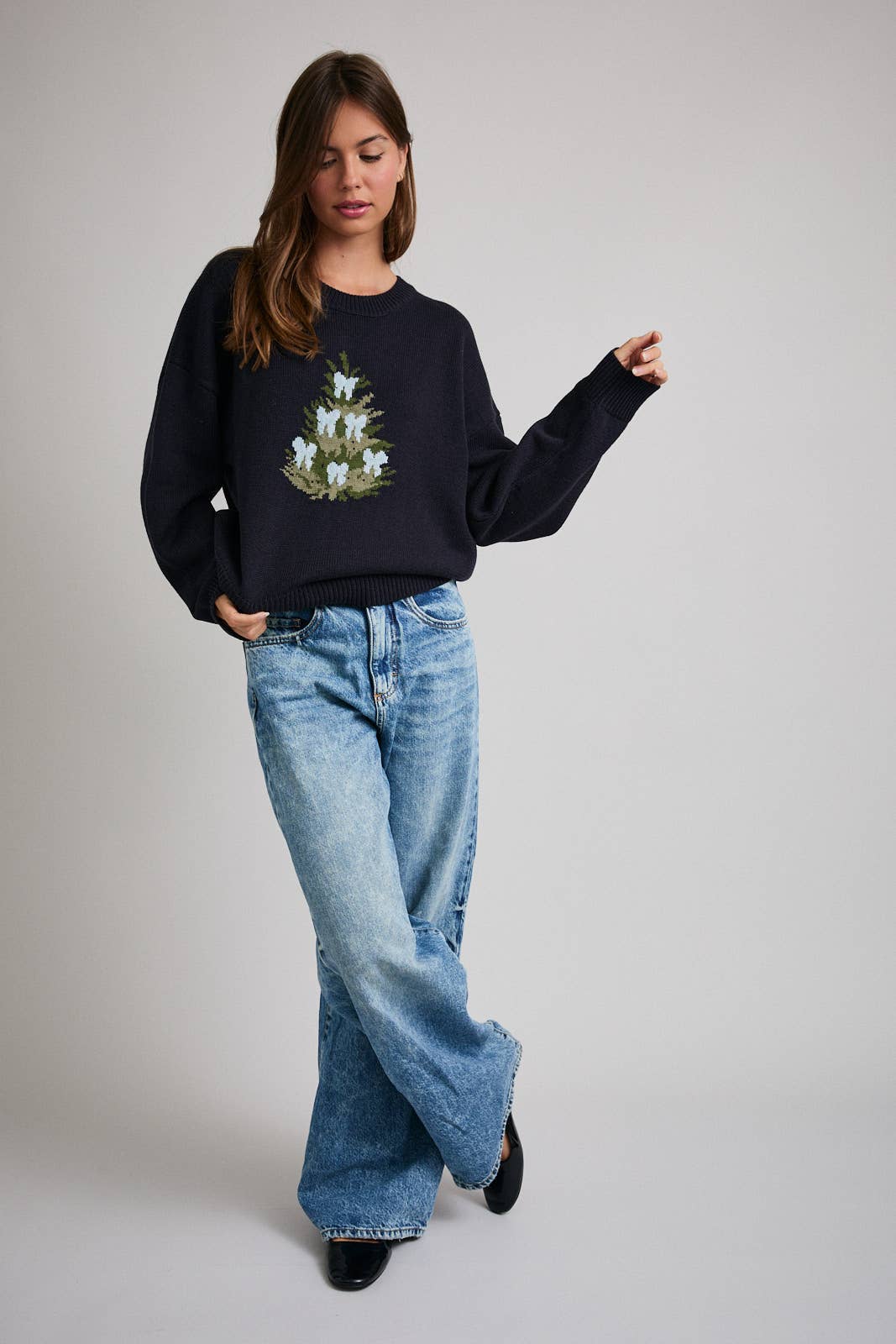 Oh Christmas Tree Knit Sweater