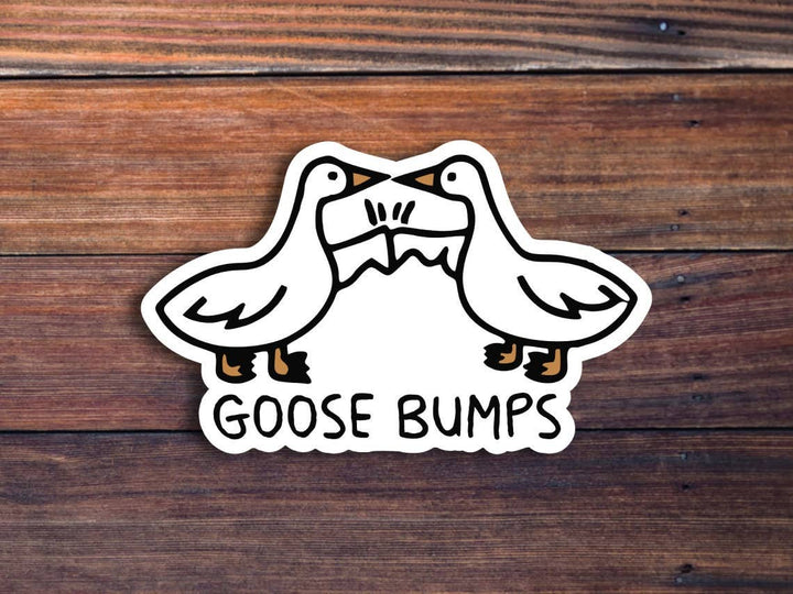 Goose Bumps Sticker: Holographic Vinyl