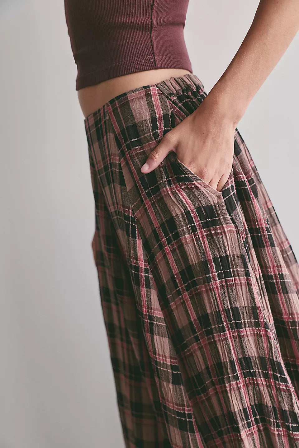 Ives Maxi Skirt- Chocolate Combo