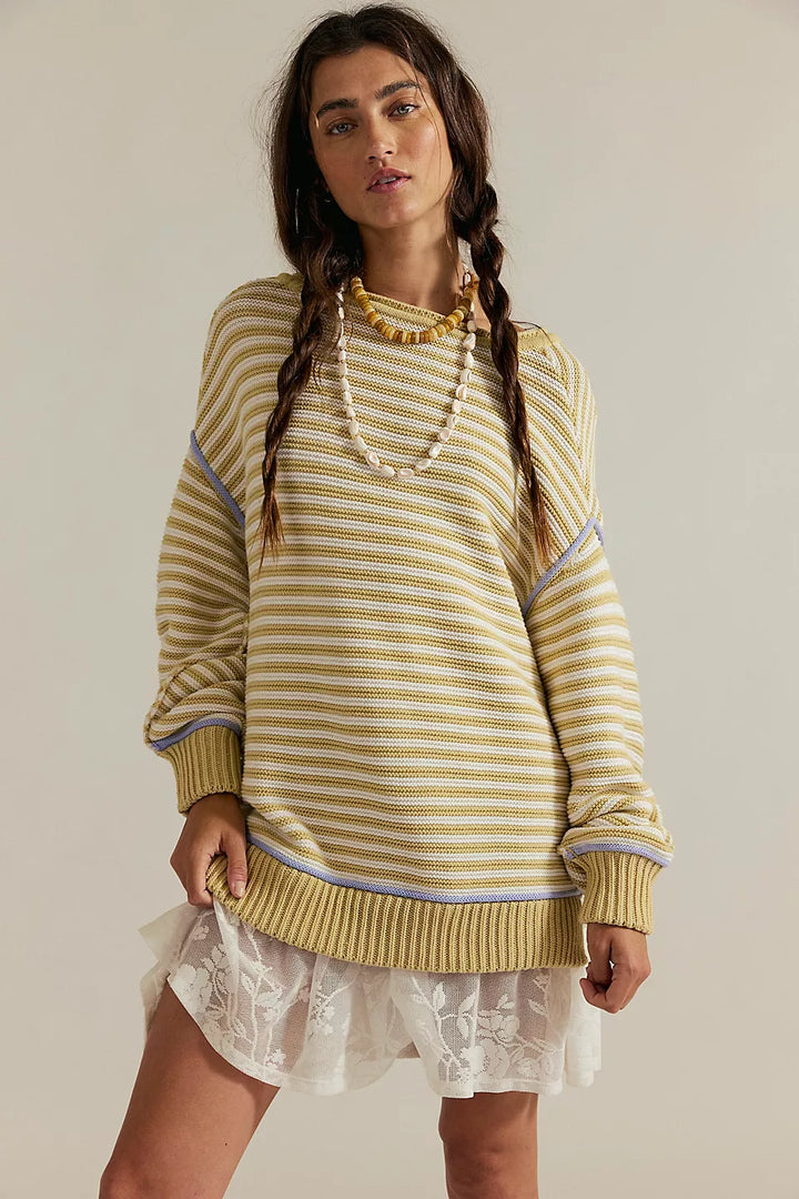 WTF Asher Pullover- Sand Combo