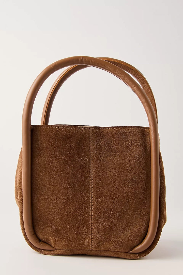 Barlow Bucket Bag- Cognac