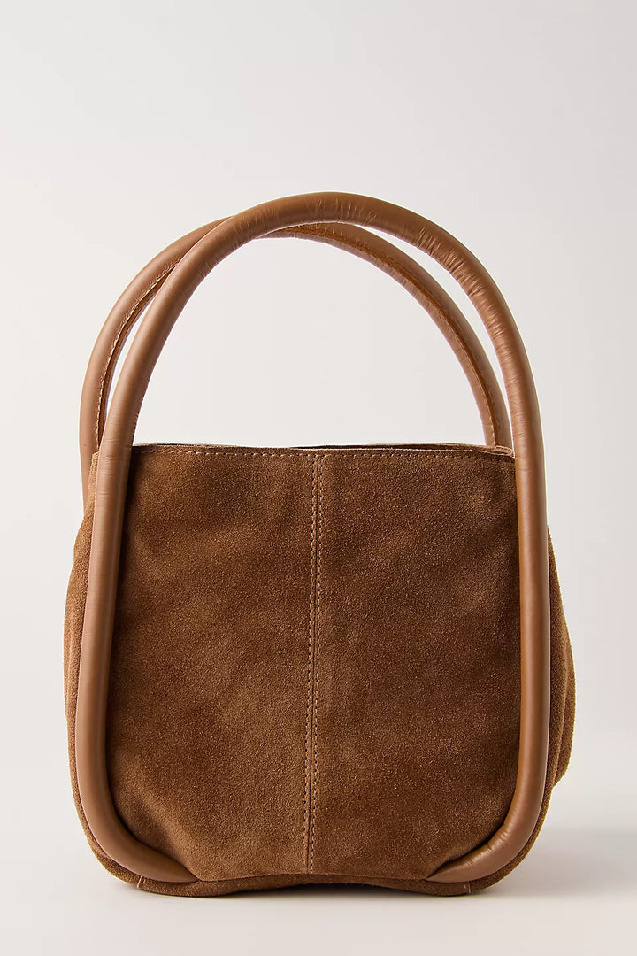 Barlow Bucket Bag- Cognac