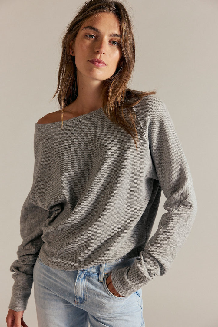 Jess Long Sleeve - Heather Grey