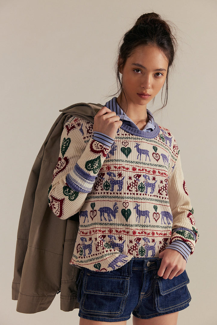 Blissful Layering Tee - Snowdrop