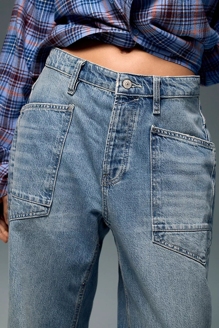 Minimalist Moxie Boyfriend Jean- County Fair