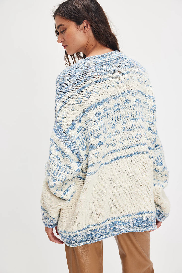 Dani Pattern Sweater - Cloud