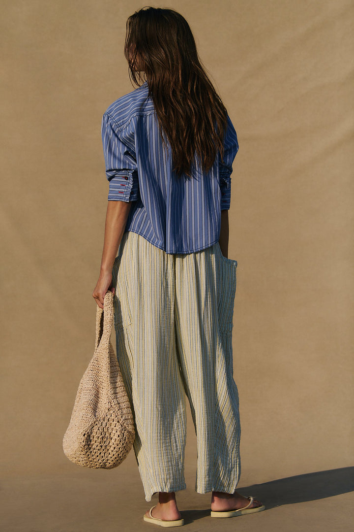 Striped Quinn Pants - Chamomile Combo