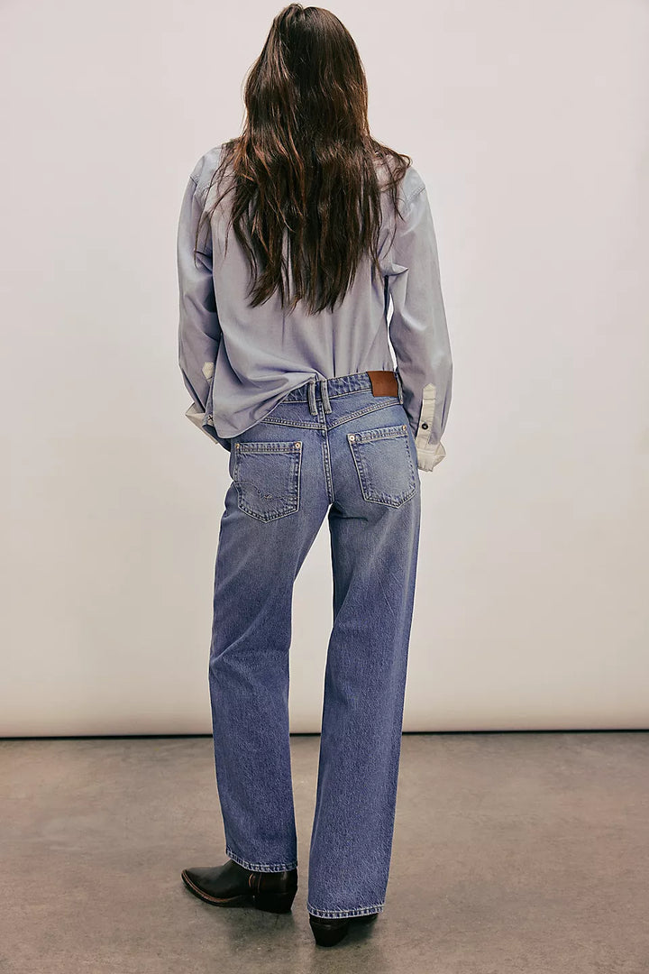 We The Free Tennessee Low-Rise Boyfriend Jeans - Cowboy Romance