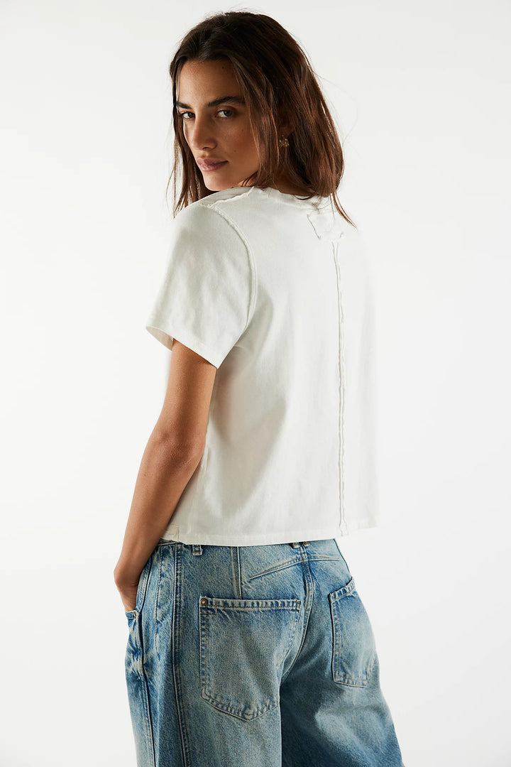 Free People Everyday Tee - Clean Ivory