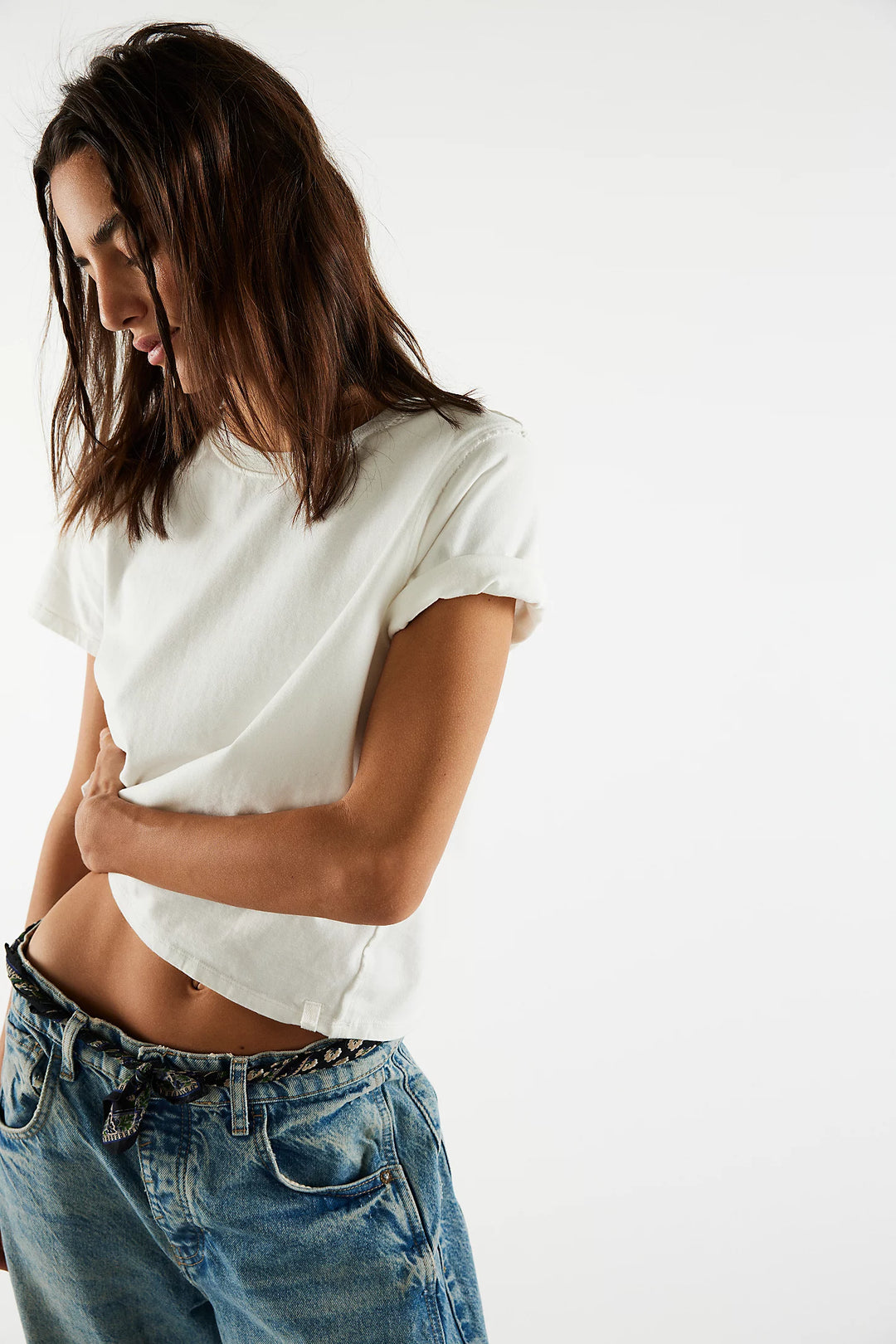 Free People Everyday Tee - Clean Ivory