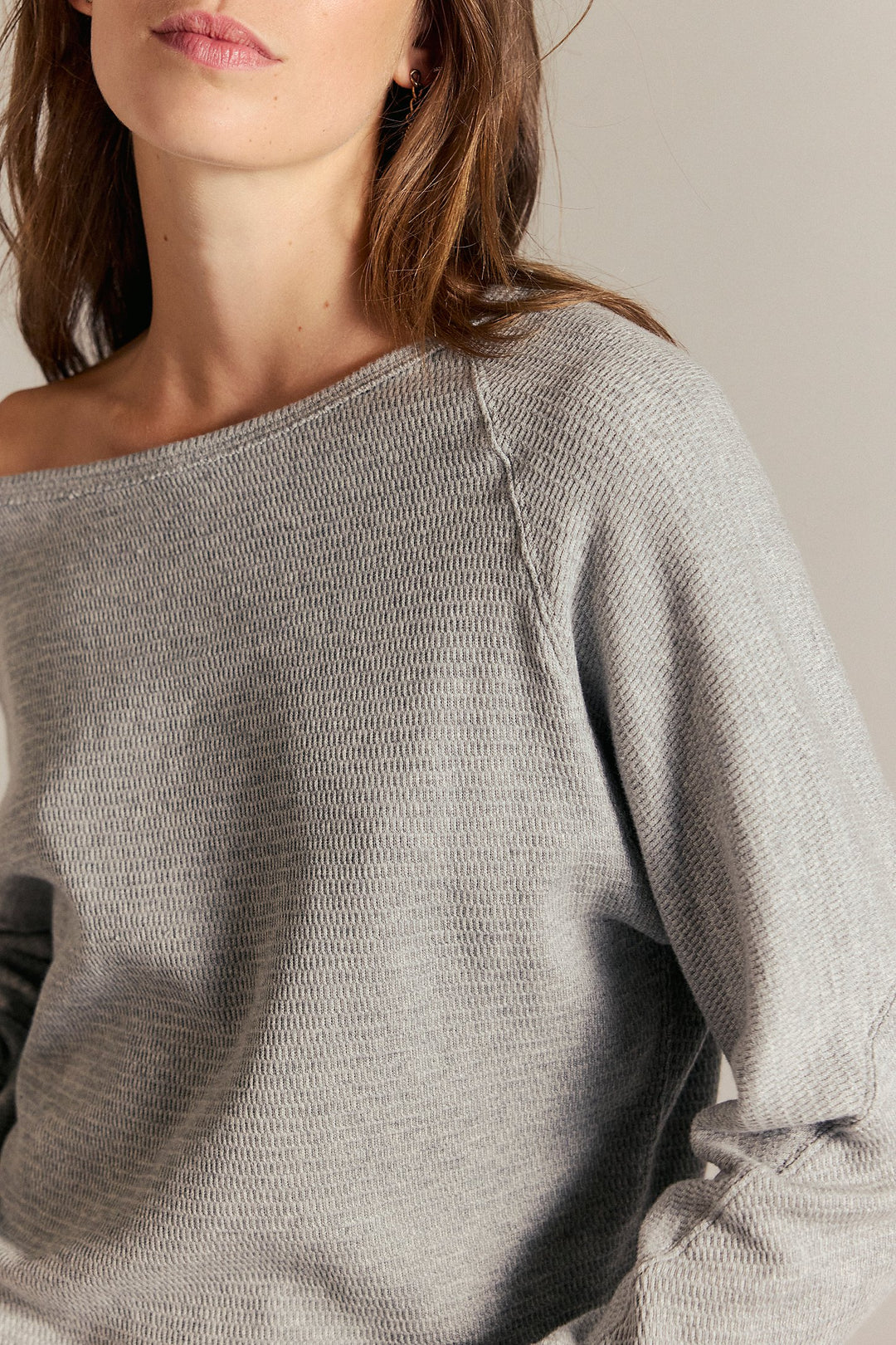 Jess Long Sleeve - Heather Grey