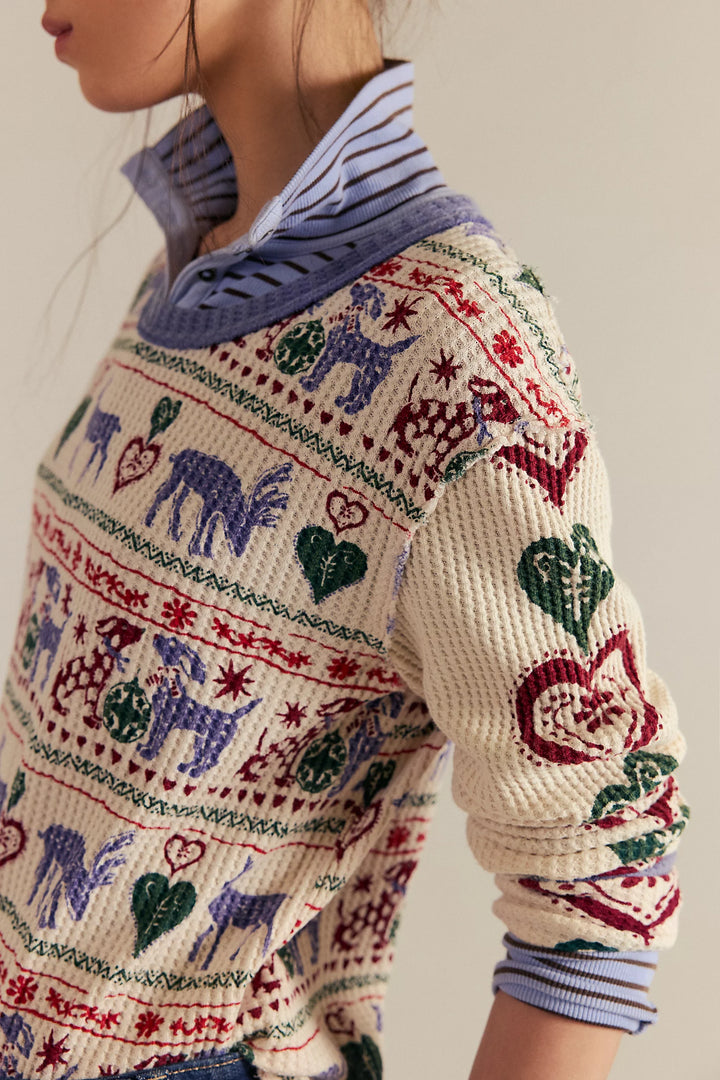 Blissful Layering Tee - Snowdrop