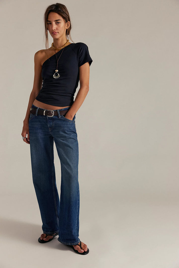 We The Free Tennessee Low-Rise Boyfriend Jeans - Outlaw