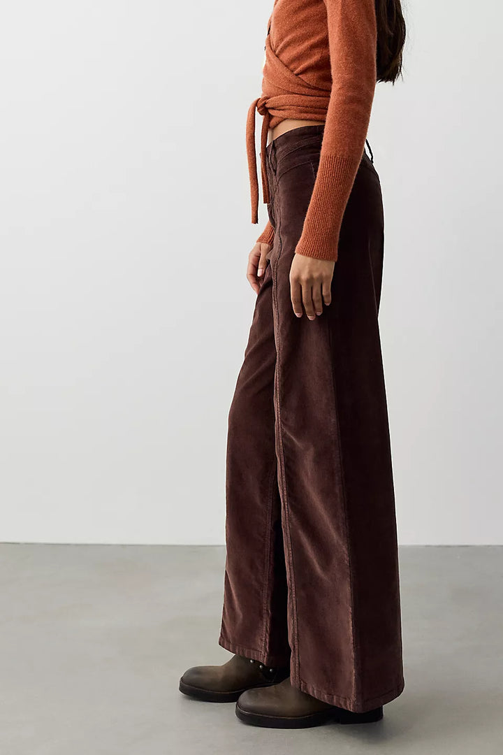 Libre Cord Wide Leg- Shopping Bag