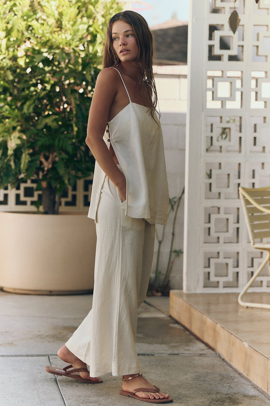 Sightseer Linen Set - Tea Cookie