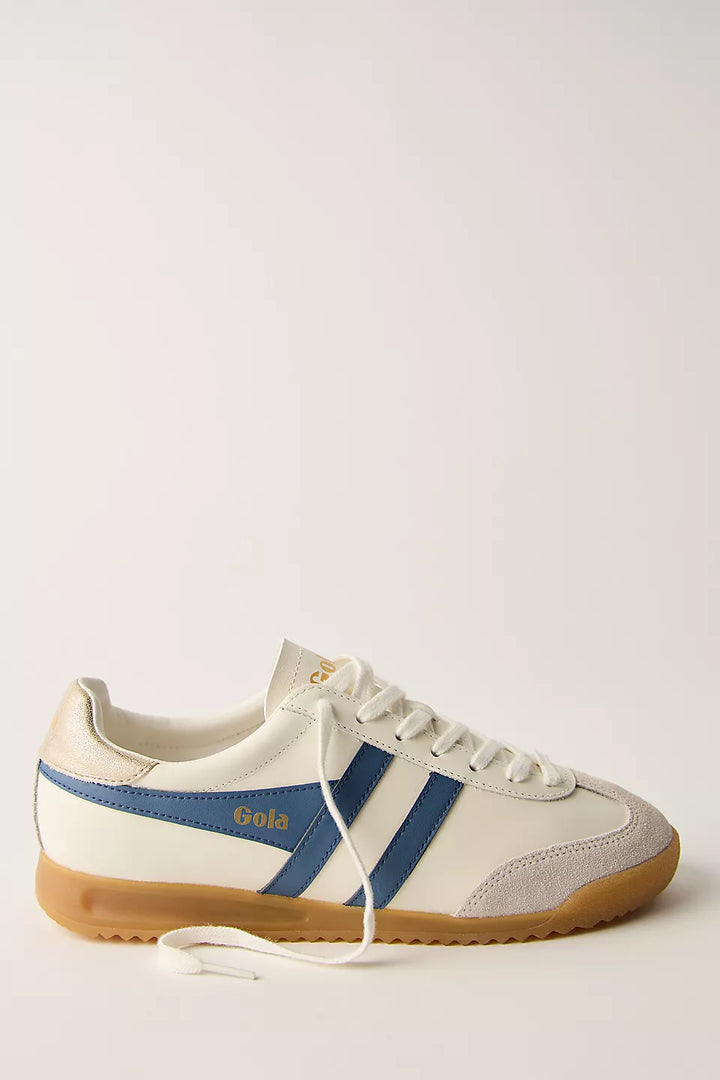 Gola Torpedo Leather Sneakers - Off White/Moonlight/Gold
