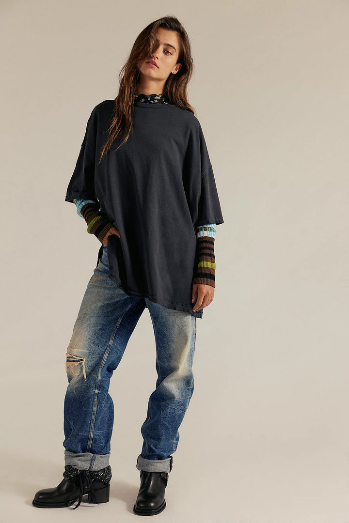 We The Free Perfect Oversized Tee - Black