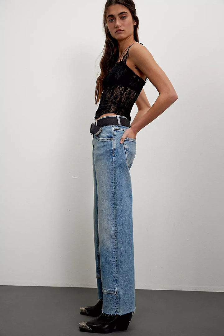 Risk Taker Mid-Rise Straight Jeans- Mantra