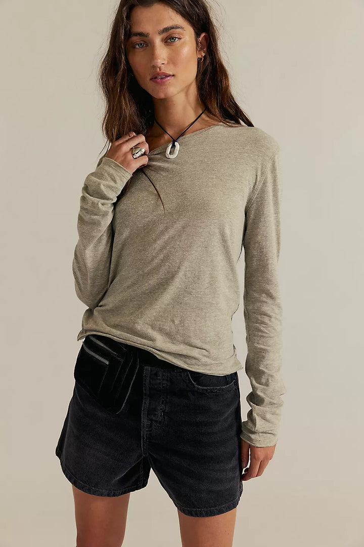 We The Free Nova Long Sleeve Tee - Caiman