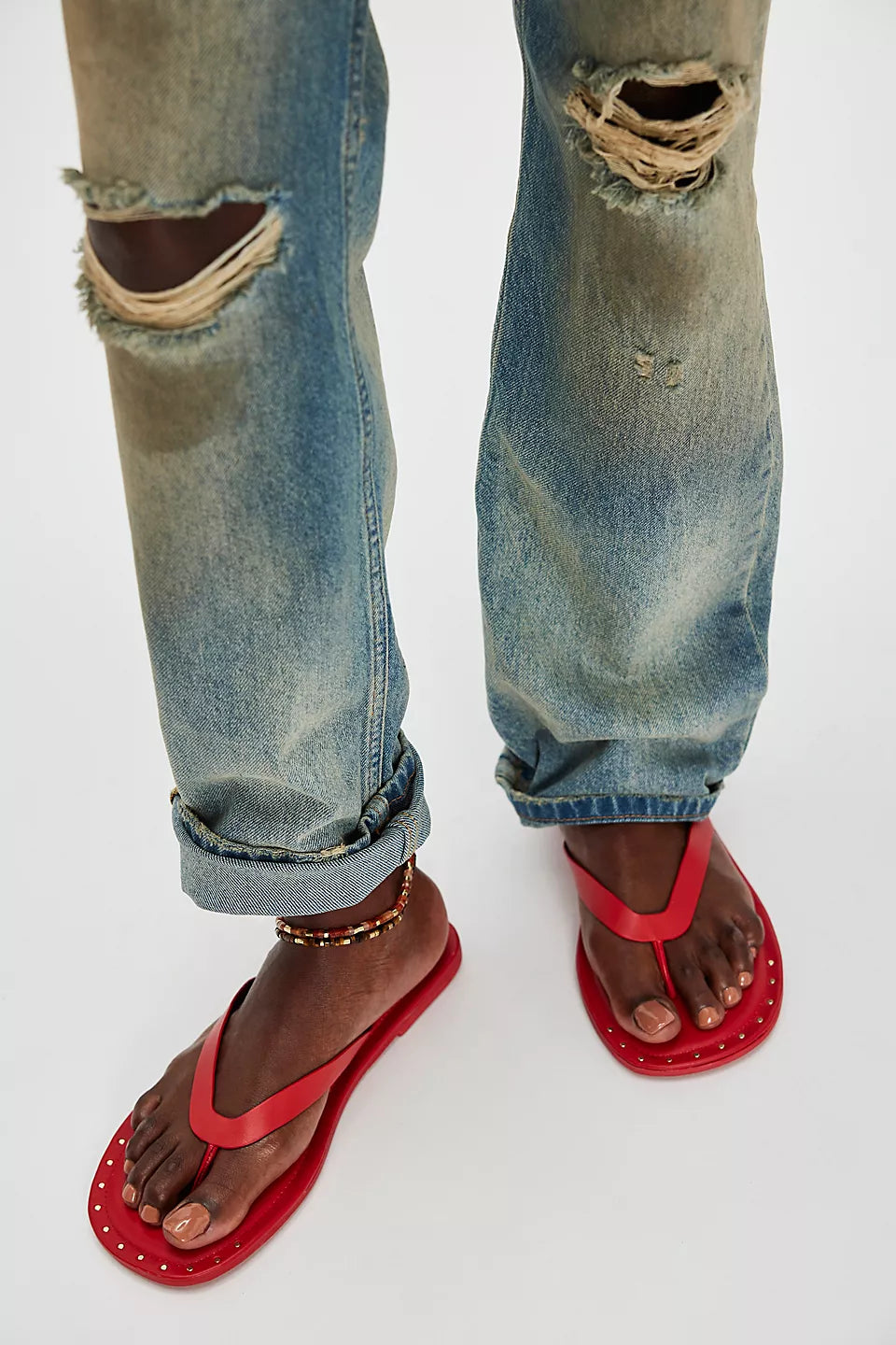 Sona Thong Sandals- Salsa