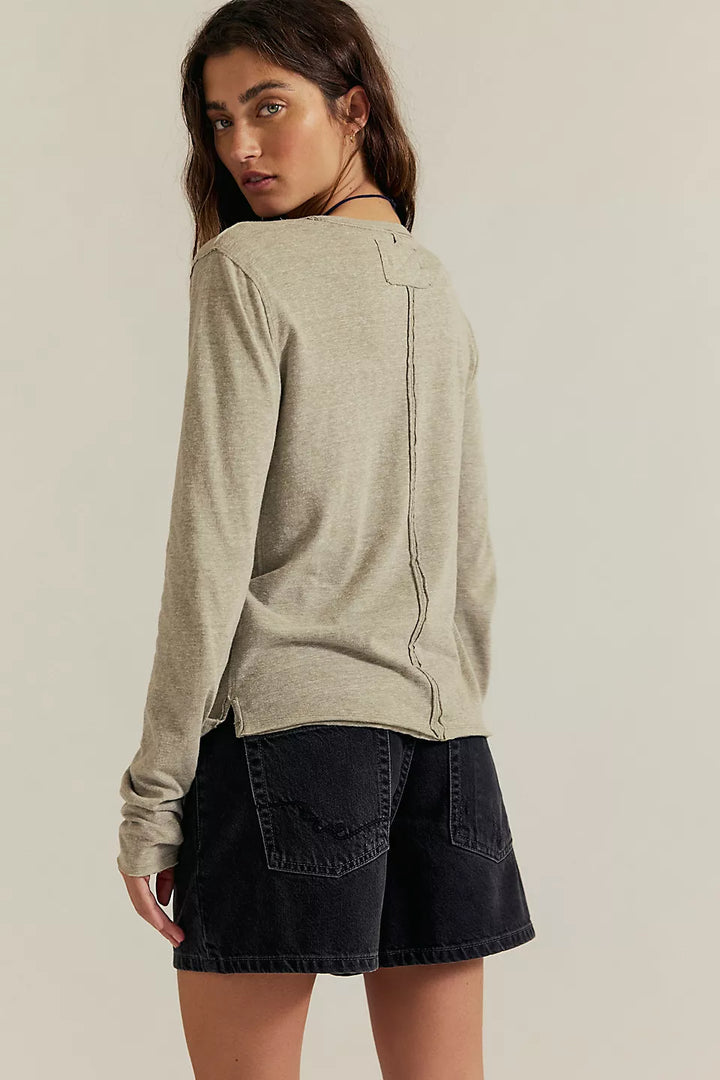 We The Free Nova Long Sleeve Tee - Caiman