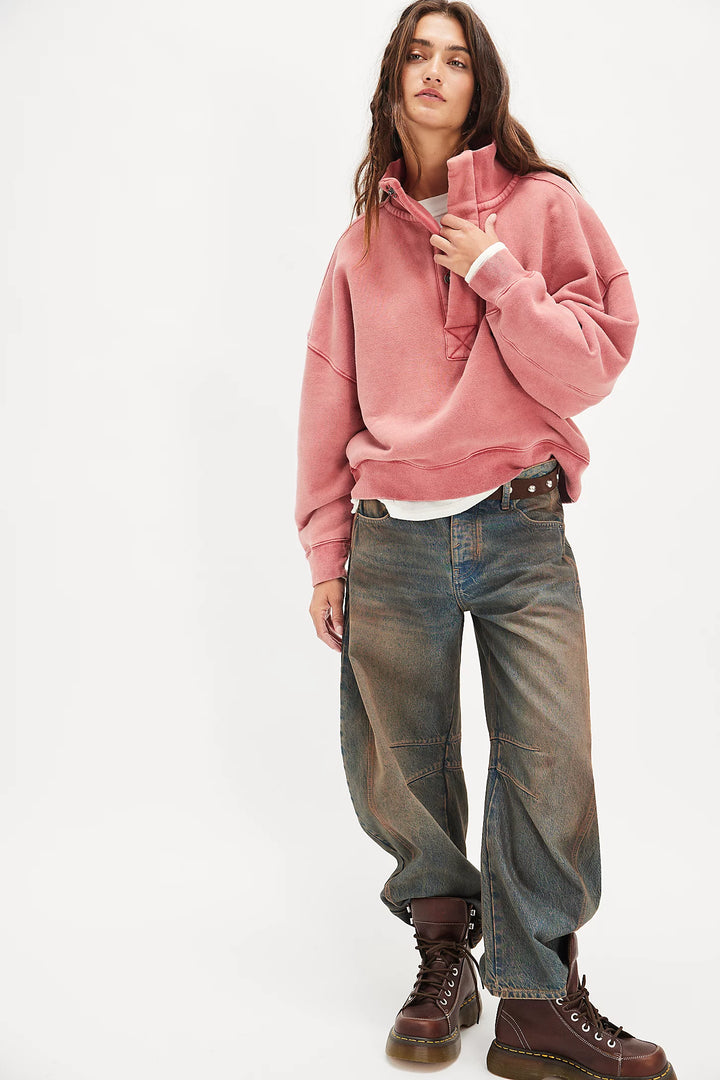 We The Free Timeless Pullover - Salsa