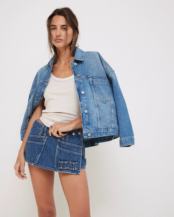 Opal Swing Denim Jacket - Cowboy Romance
