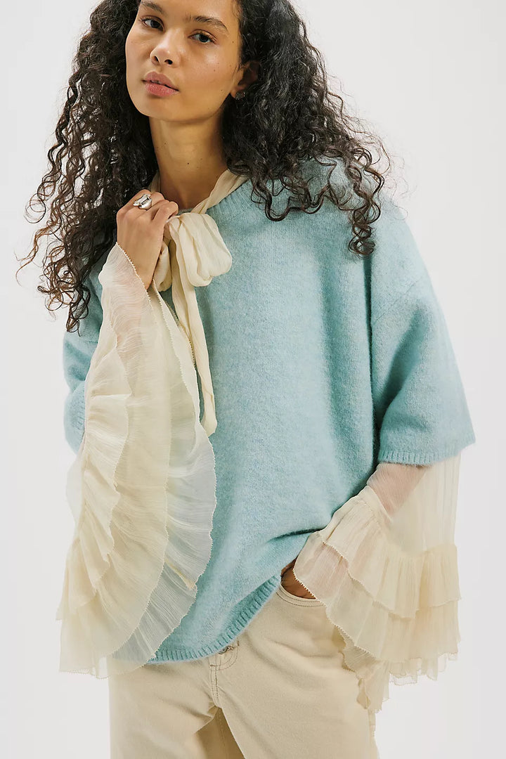 Margot Sweater Tee- Angel Falls