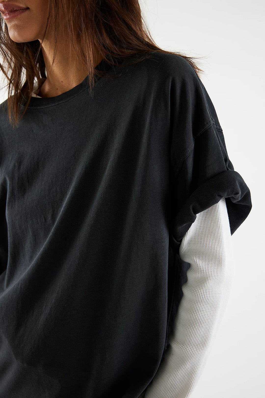 We The Free Perfect Oversized Tee - Black
