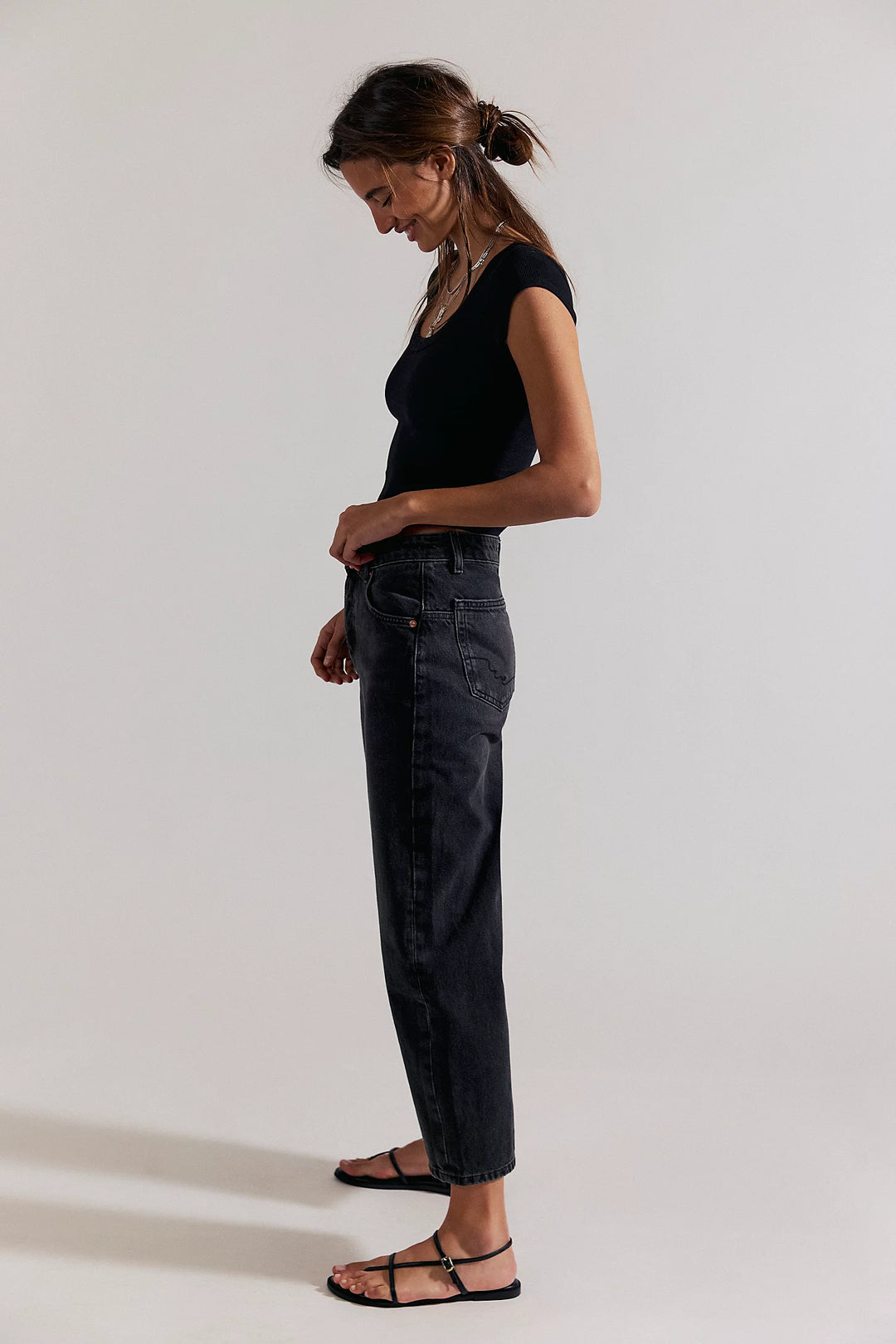 We The Free Deep Trance Dropped Boyfriend Jeans  - HYPNOSIS