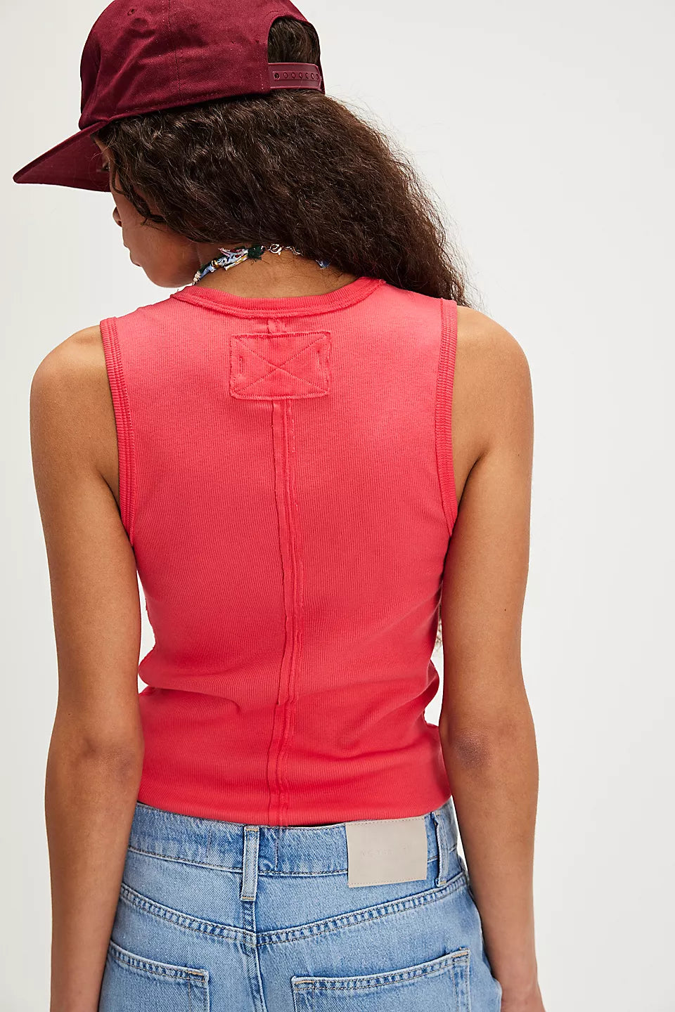 Neria Tank - Tart Strawberry