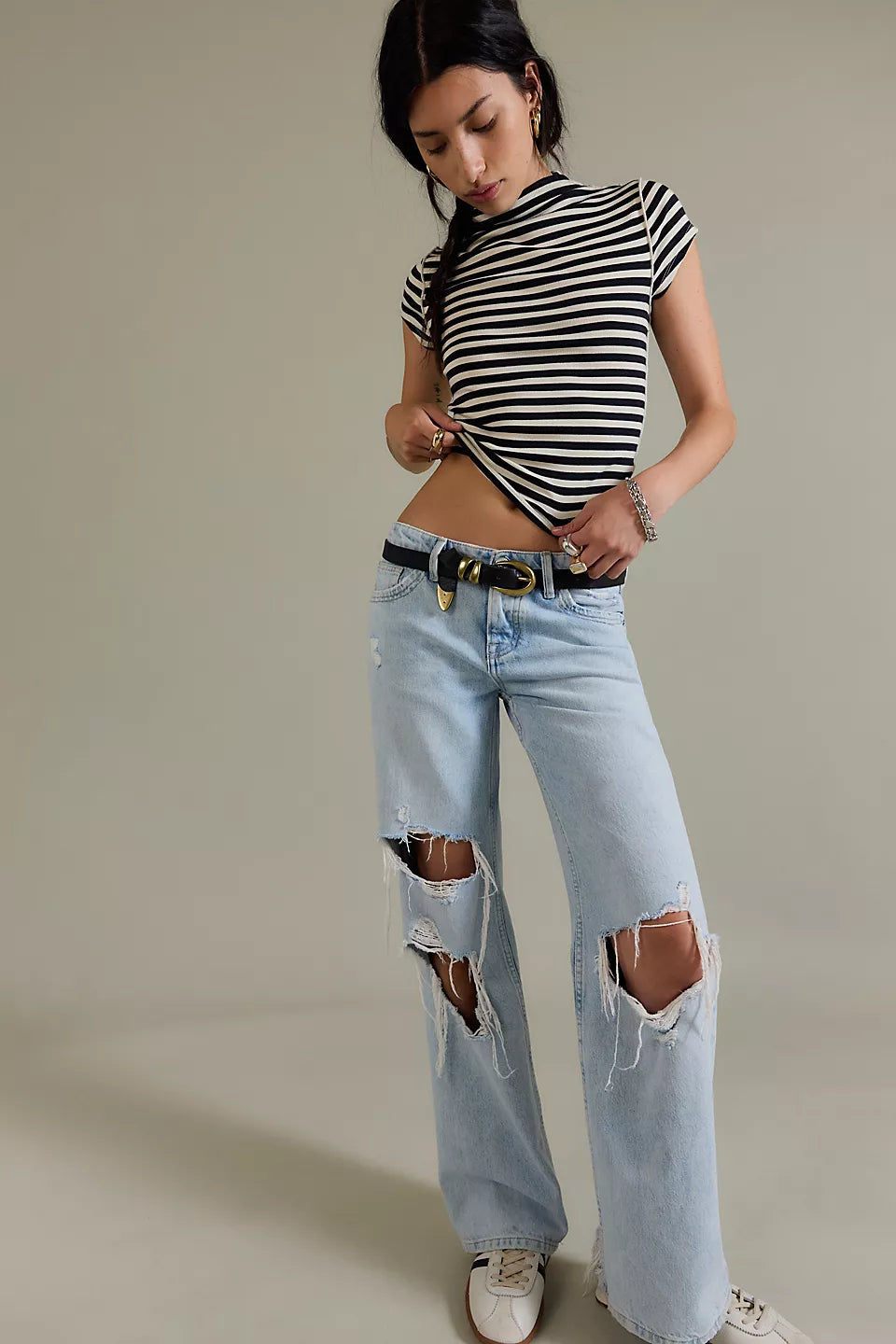 We The Free Lola Striped Tee