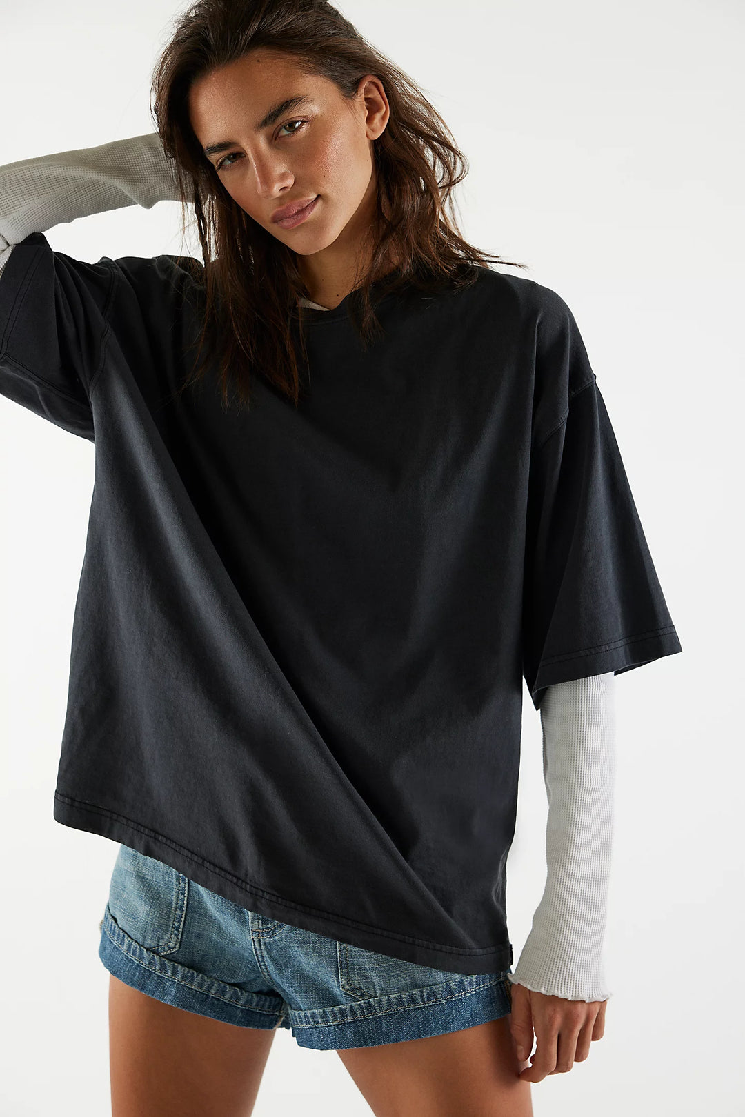 We The Free Perfect Oversized Tee - Black