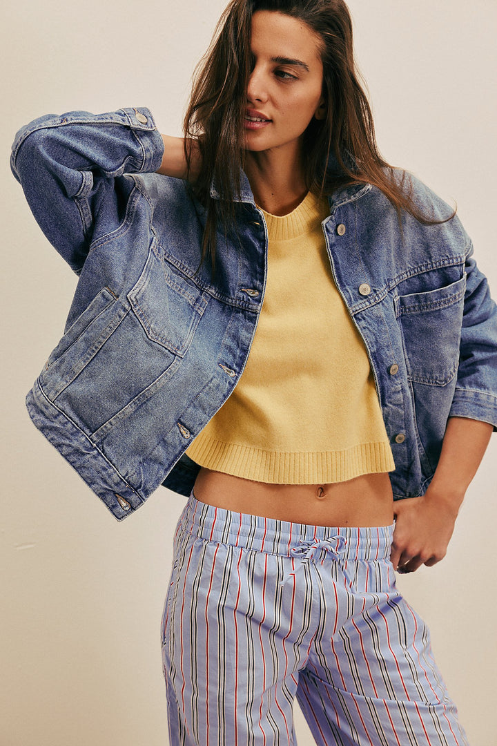 Opal Swing Denim Jacket - Cowboy Romance