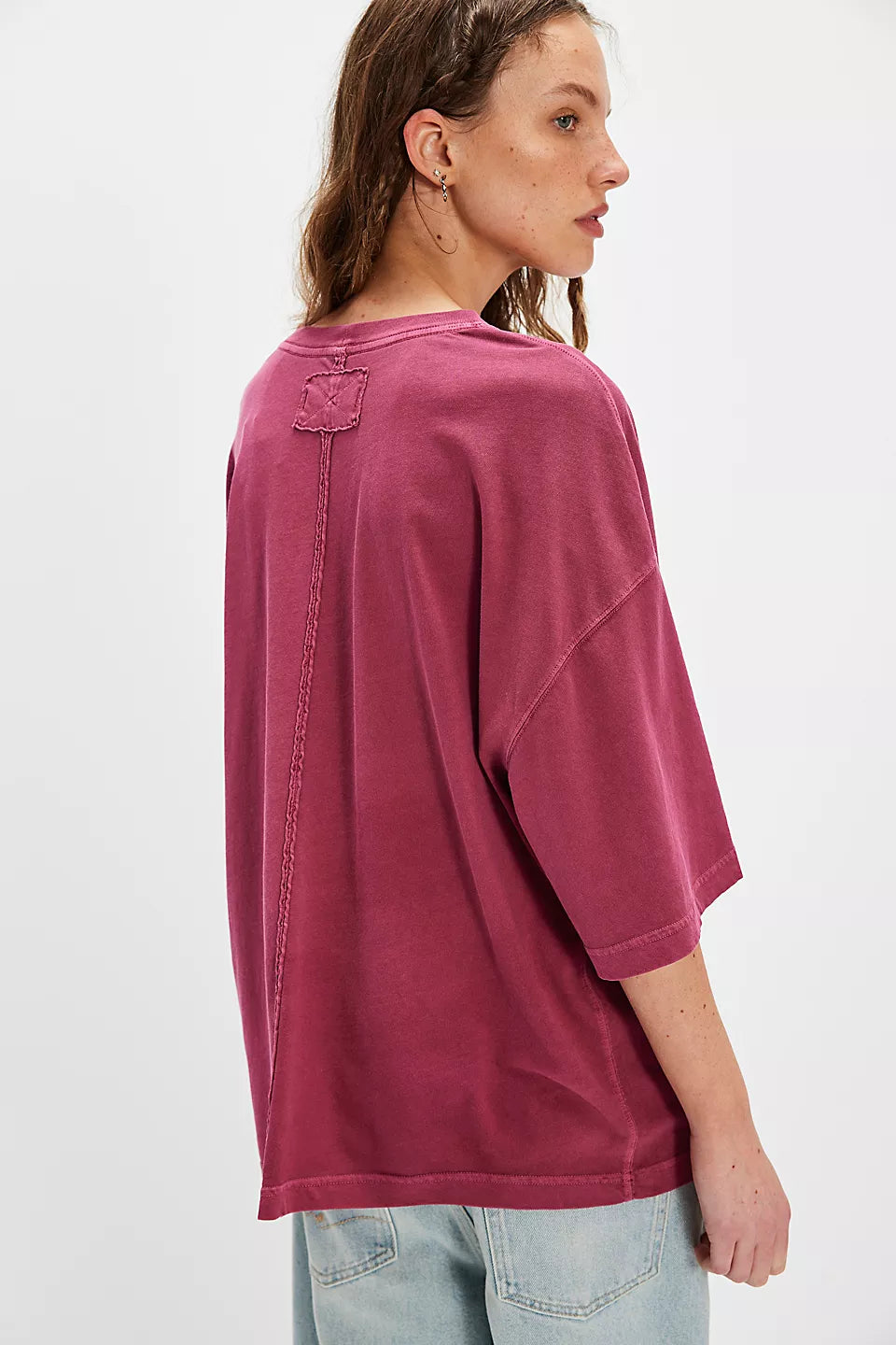 WTF Perfect Oversized Tee- Glass Roses