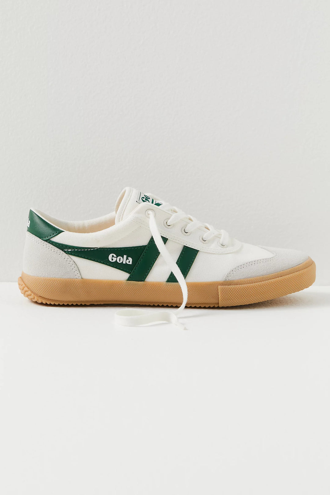Gola Badminton- Off White/Green/Gum