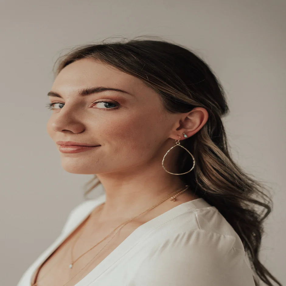 Drop Silver Earrings