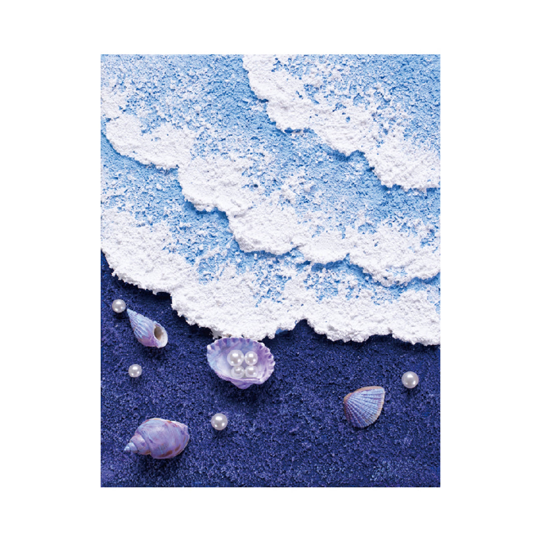 Muddies™ 3D Textured Canvas Painting Kit - Seashell Shore