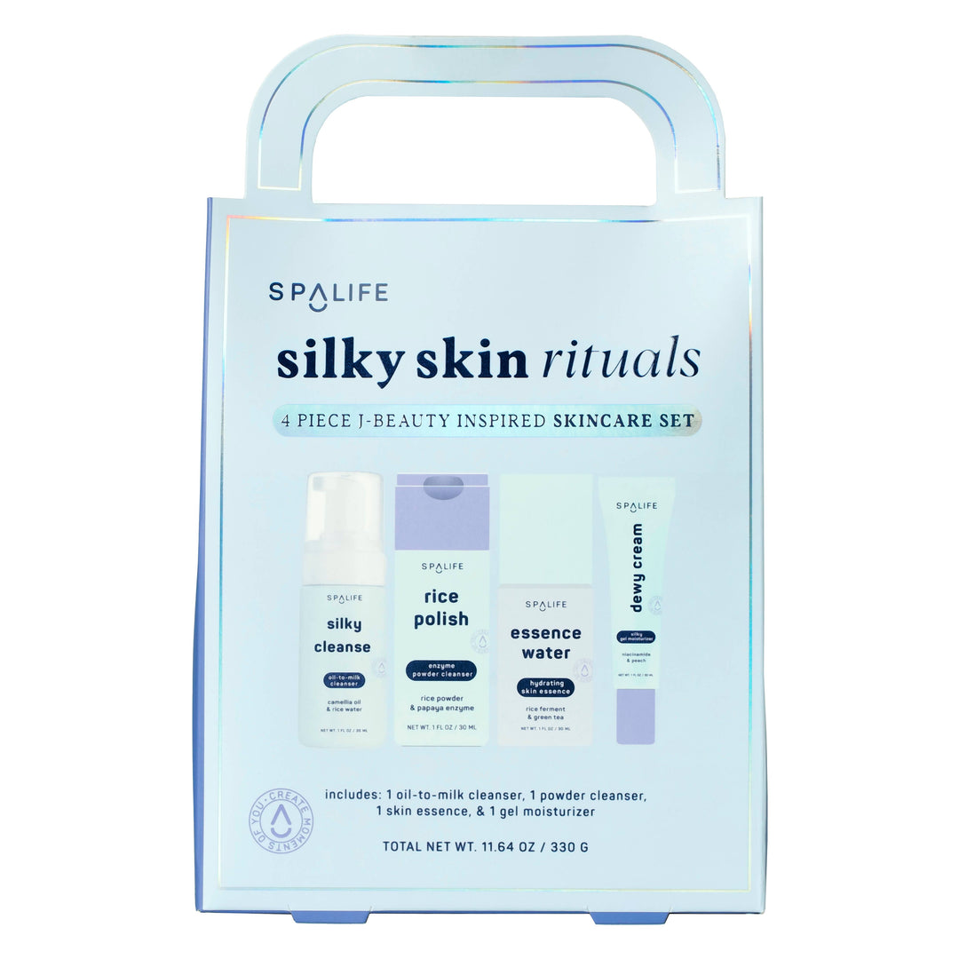 Silky Skin Rituals 4pc K-Beauty Inspired Skincare Gift Set