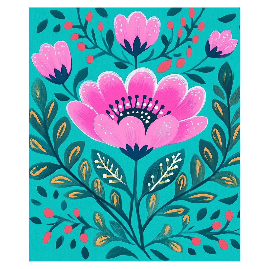 PixelPop™ Diamond Art | Wildflower | Adult Craft Kit