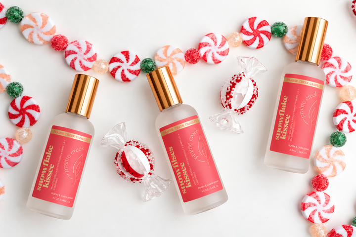 SNOWFLAKE KISSES | NON TOXIC ROOM & LINEN SPRAY | HOLIDAY COLLECTION
