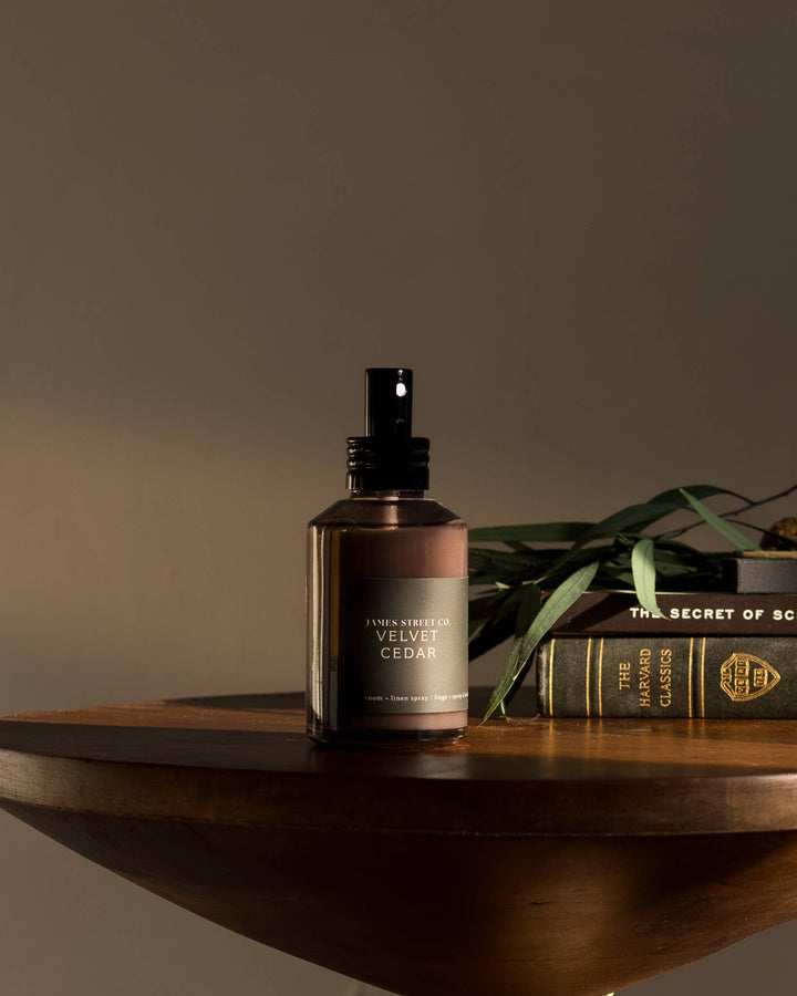 Velvet Cedar - Room Linen Spray 118ml | Woody Dried Fruit Cozy