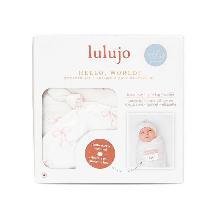  Hello World Newborn Set – Bows