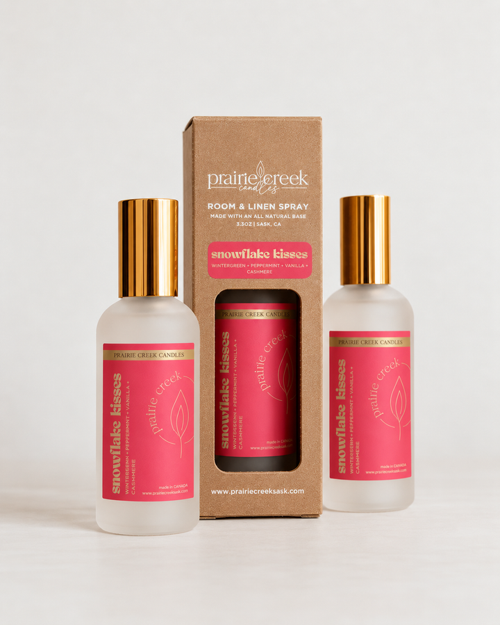 SNOWFLAKE KISSES | NON TOXIC ROOM & LINEN SPRAY | HOLIDAY COLLECTION